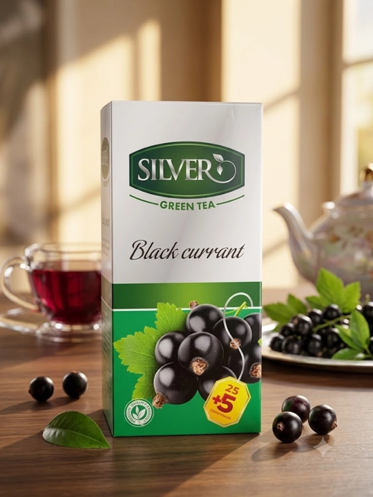 Silver Green Tea: ассорти чая с фруктовыми вкусами, зеленый и черный чай, чай в пакетиках - 