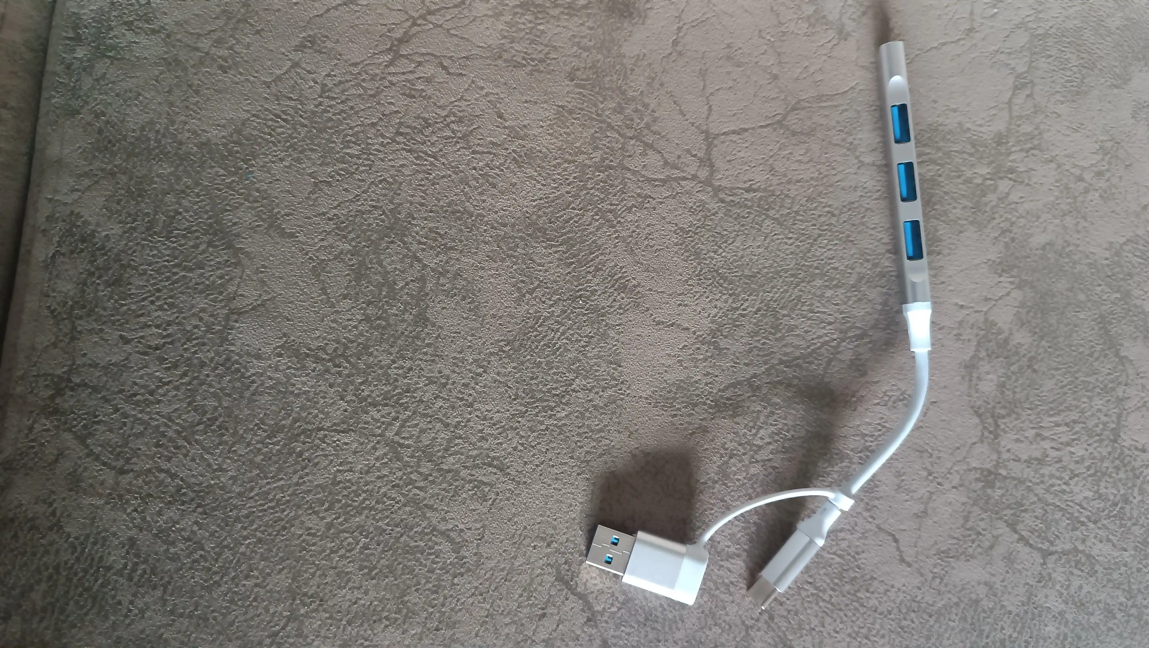 USB HUB 3.0 Type A+C 4 portli, USB hub adapteri