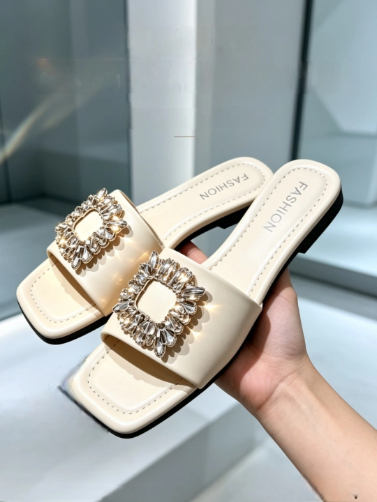 Ayollar tapichkasi, yozgi shippak, yengil tapichka, qulay oyoq kiyim,toshli tapichka