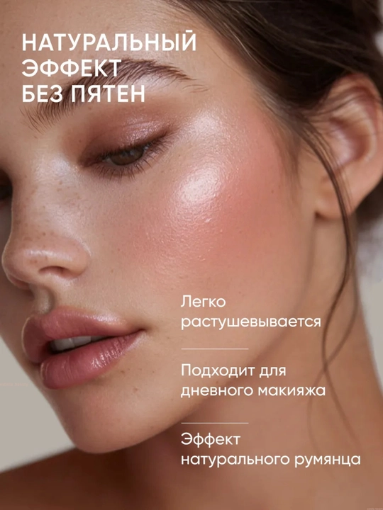 Румянка для лица, прочная с матовым покрытием, мягкая и натуральная для любого типа кожи