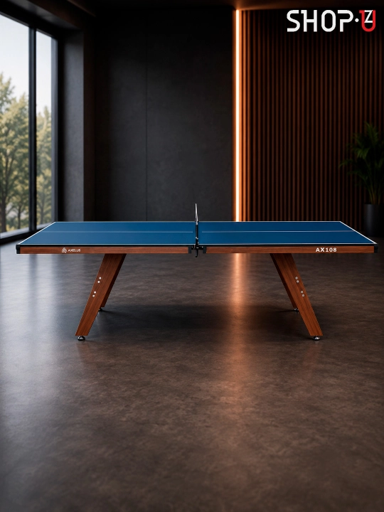AXELUS stol tennisi stoli, yopiq joy uchun, yig‘iladigan, professional, to‘r bilan