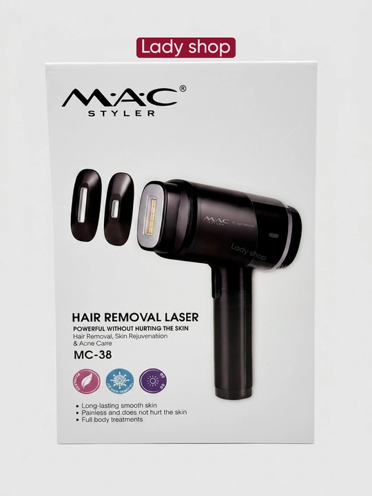 Фотоэпилятор MAC Styler IPL, технология охлаждения ICE, 999999 вспышек, 5 режимов
