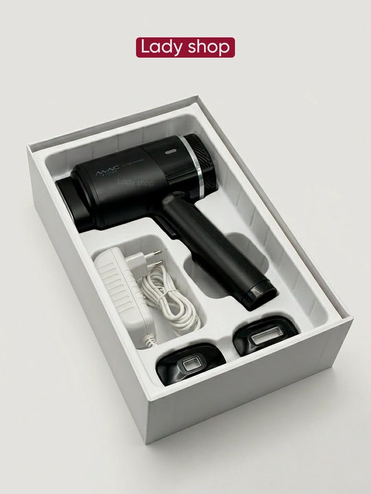 Фотоэпилятор MAC Styler IPL, технология охлаждения ICE, 999999 вспышек, 5 режимов
