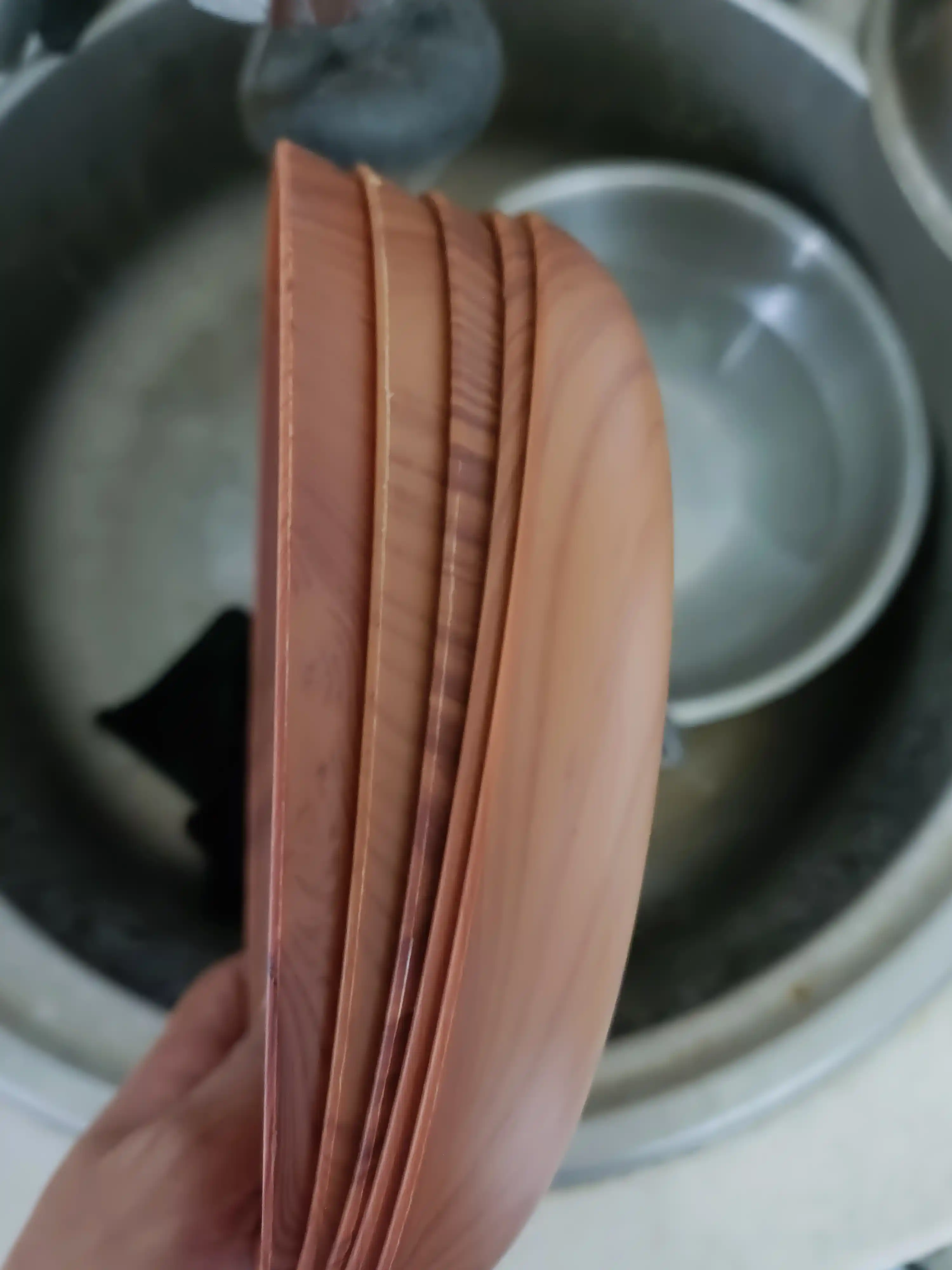 Yong'oq va desertlar uchun dumaloq plastik menajer, uy uchun bo'linadigan likopcha, 5 dona