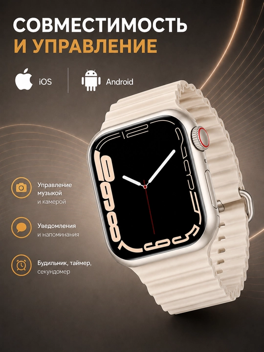 Смарт-часы с сенсорным экраном X9PRO, X7PRO и T800 PROMAX (3 модели)