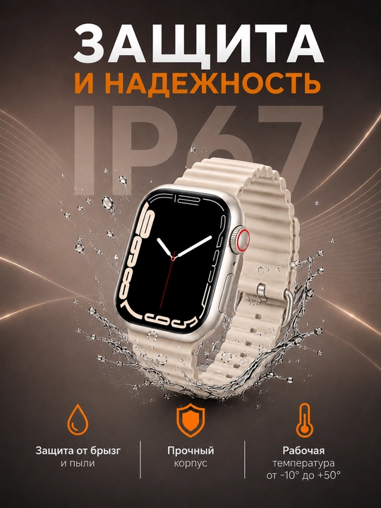 Смарт-часы с сенсорным экраном X9PRO, X7PRO и T800 PROMAX (3 модели)