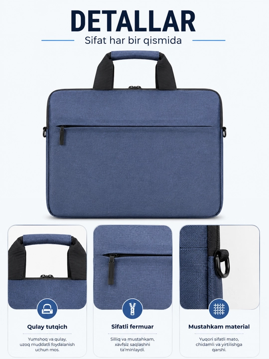TechCarry Soft Мягкая сумка чехол для ноутбука с ручкой
