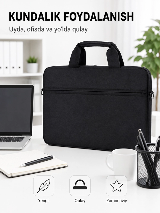 TechCarry Soft Мягкая сумка чехол для ноутбука с ручкой