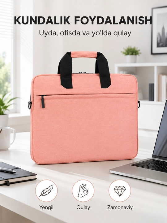 TechCarry Soft Мягкая сумка чехол для ноутбука с ручкой