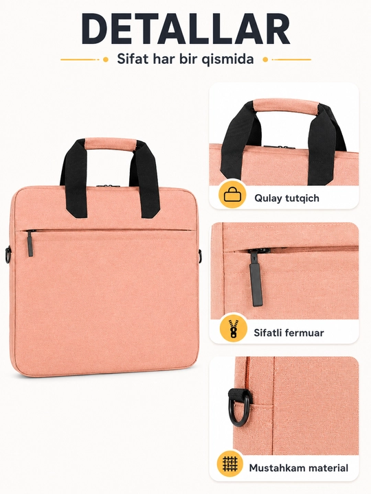 TechCarry Soft Мягкая сумка чехол для ноутбука с ручкой