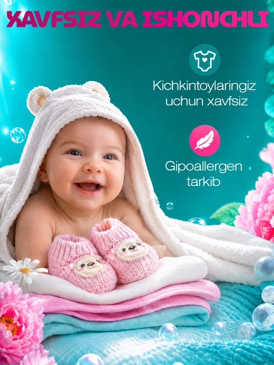 Кислородный очиститель отбеливатель Pure Cleaner 300 гр, безопасный, гипоалергенный