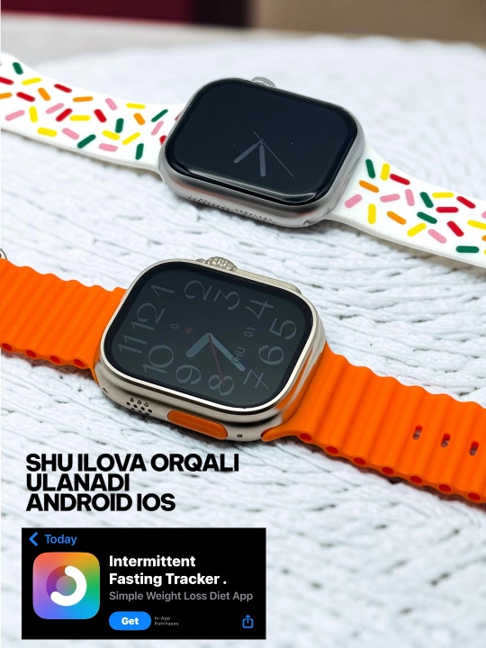 Умные часы, 1+1, 2 Smart Watch 8 и 8 ultra, 11 ремешков и чехол в комплекте