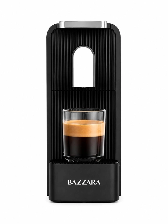 BAZZARA kapsulali kofemashina 19 bar Nespresso kapsulalari uchun 0.55L Espresso Lungo