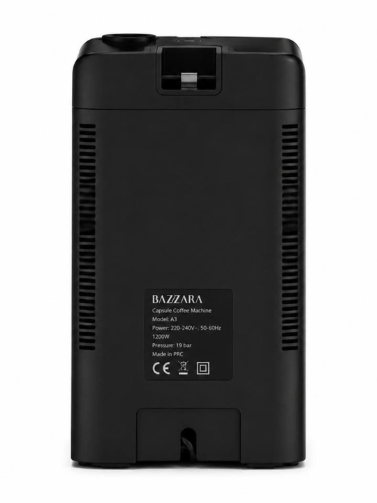 BAZZARA kapsulali kofemashina 19 bar Nespresso kapsulalari uchun 0.55L Espresso Lungo