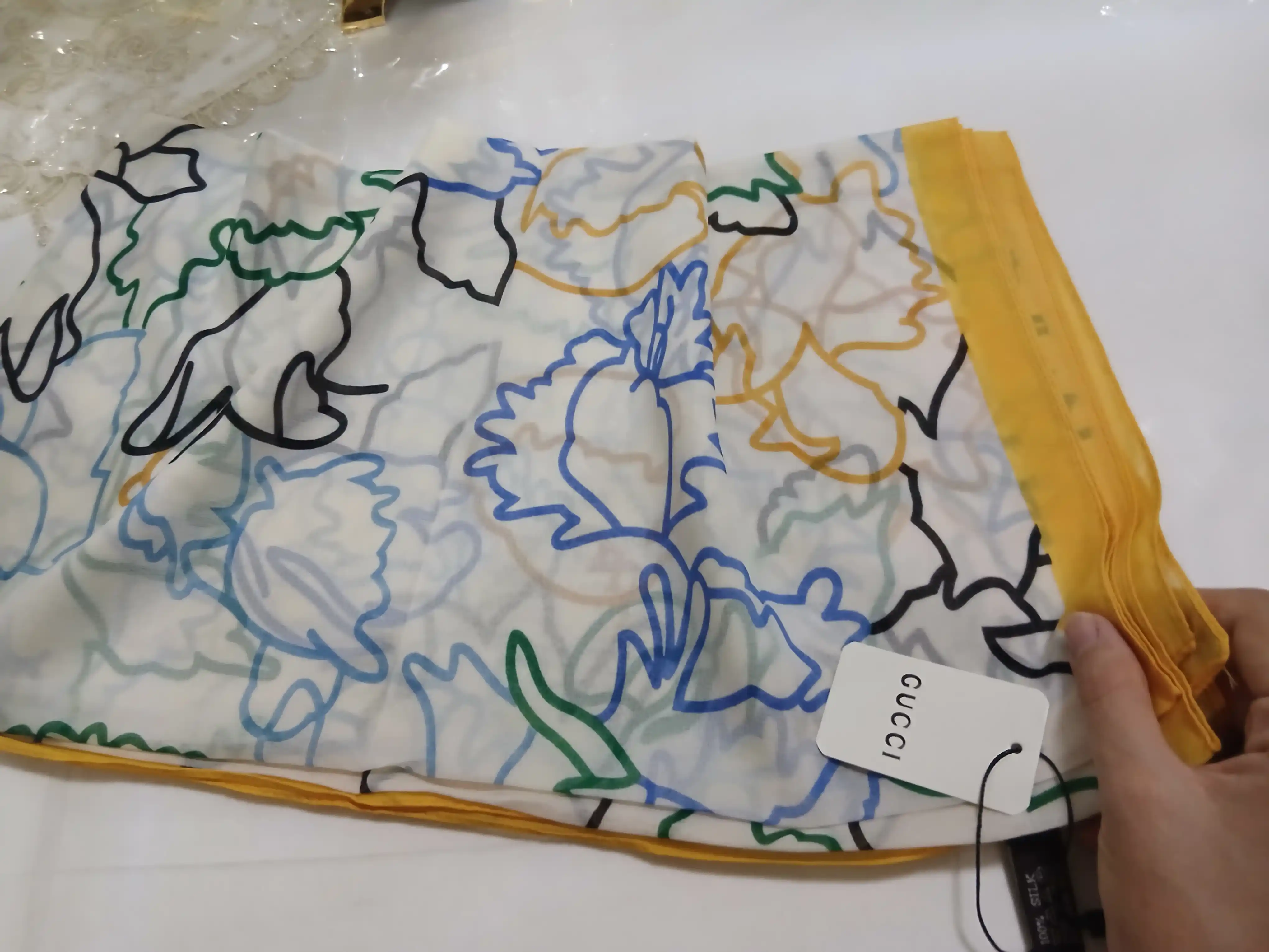 Платок из жоржет шифона 110x110, платок для хиджаба, легкий нескользящий