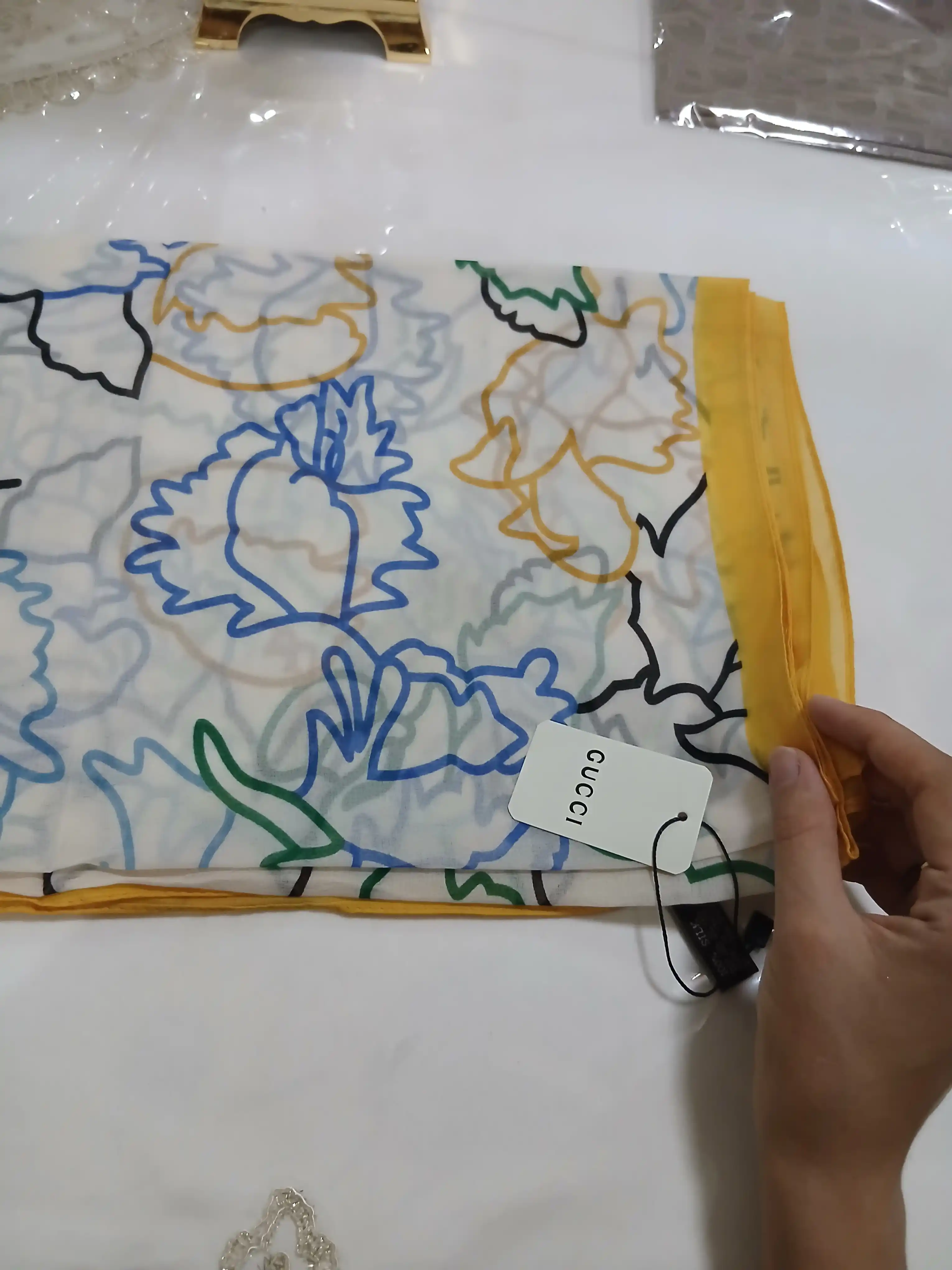 Платок из жоржет шифона 110x110, платок для хиджаба, легкий нескользящий