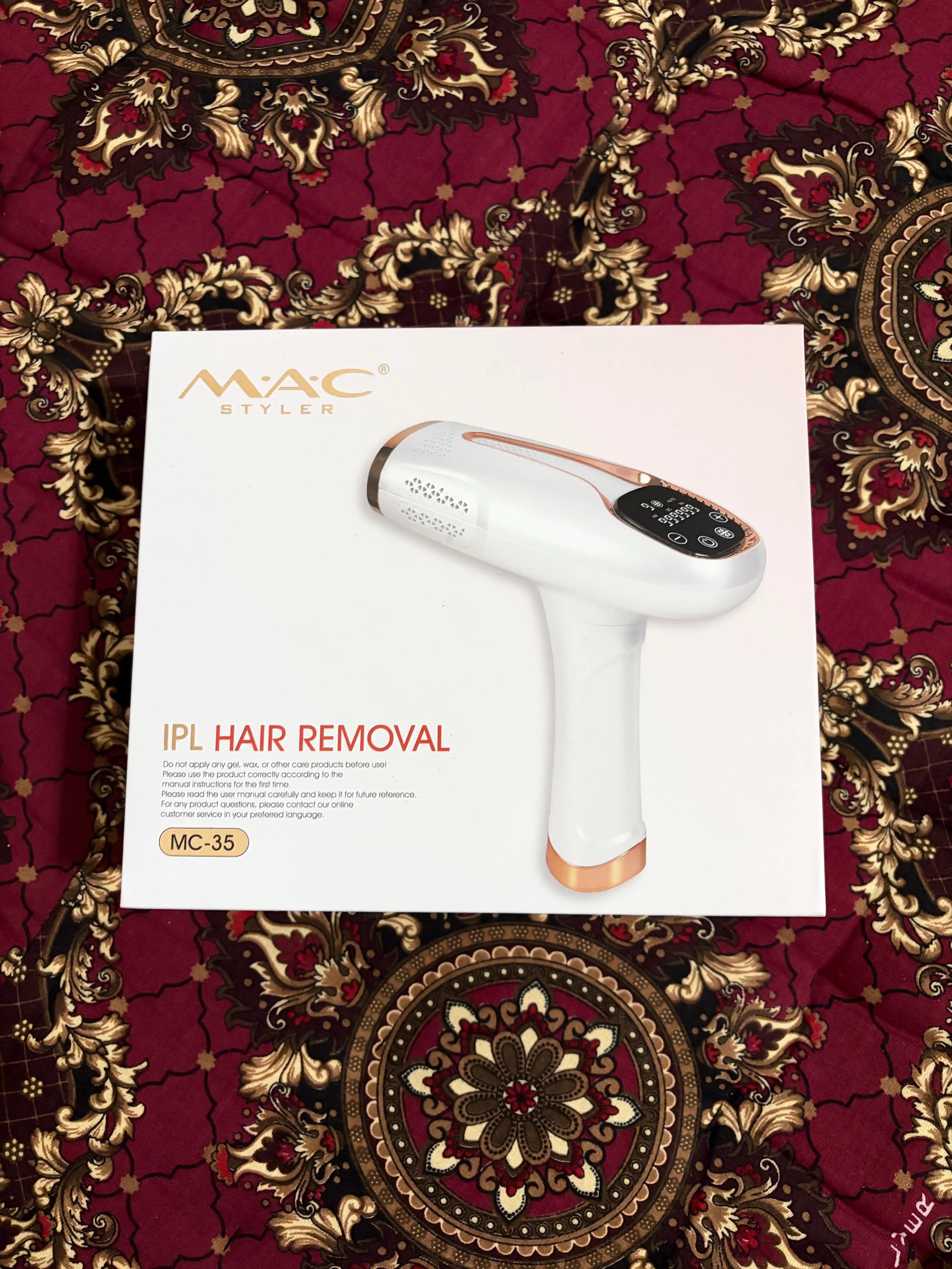 Фотоэпилятор MAC Styler IPL, технология охлаждения ICE, 999999 вспышек, 5 режимов