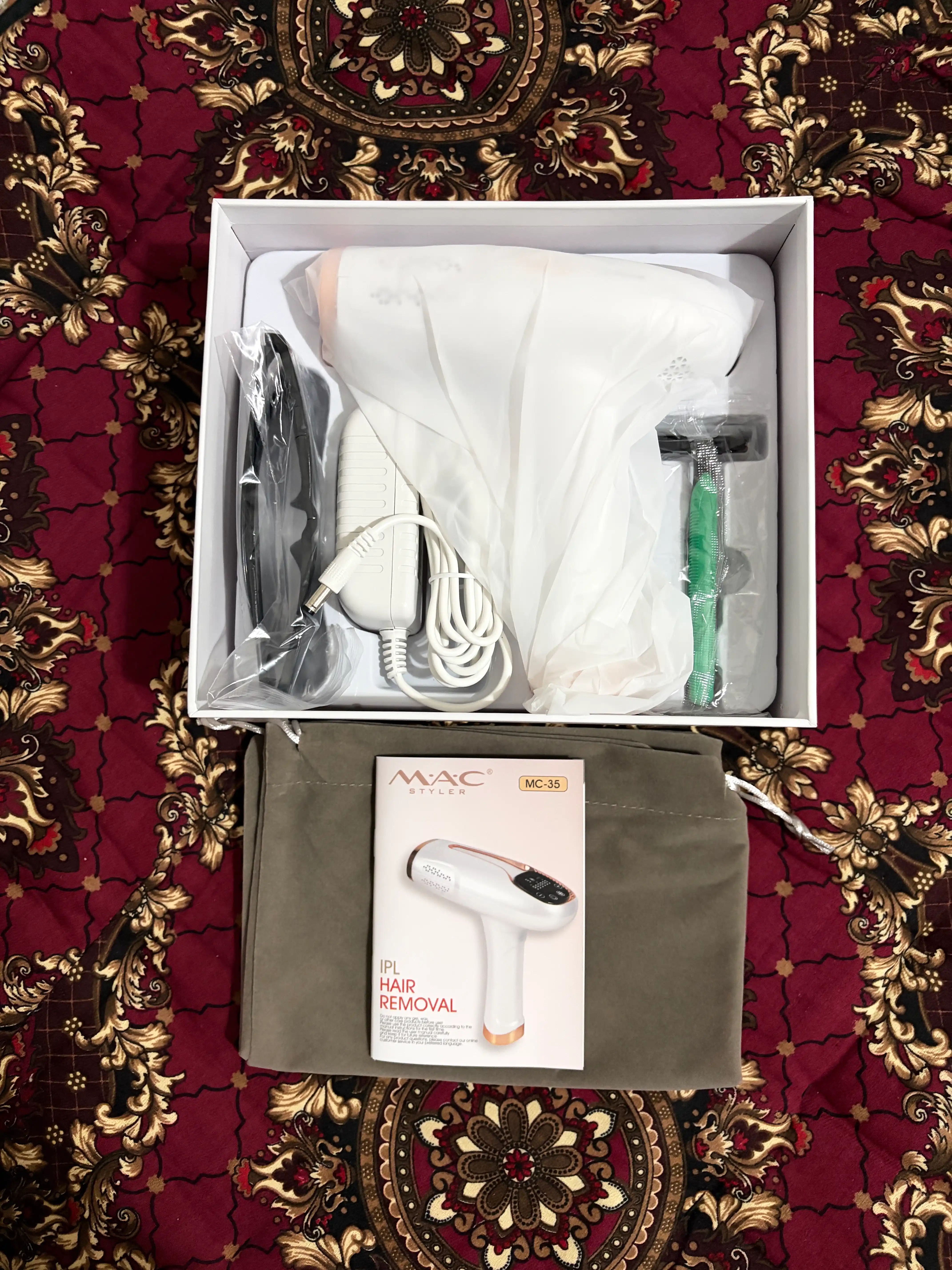 Фотоэпилятор MAC Styler IPL, технология охлаждения ICE, 999999 вспышек, 5 режимов