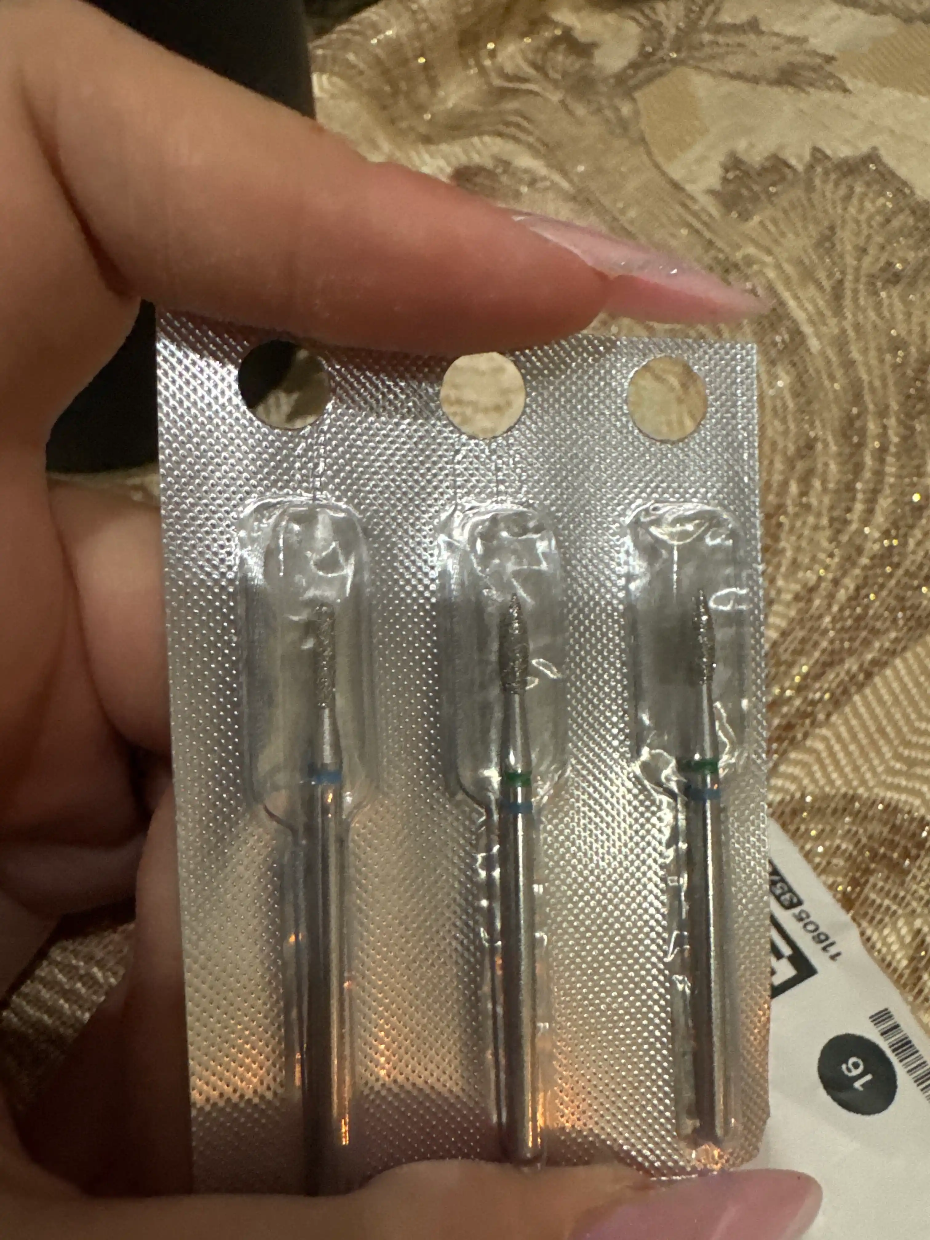 DUO dural zamonaviy ko'k-yashil fayl, diametri 2.1 mm / ish qismi 8 mm