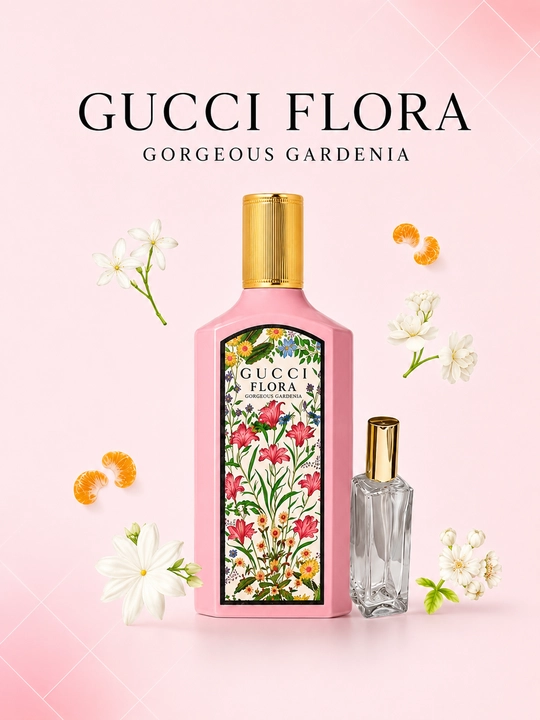 Gucci Flora Gorgeous Gardenia женские духи цветок груши гардения жасмин пачули парфюм - 