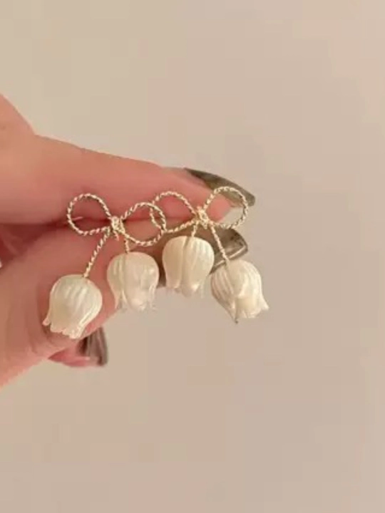 Серьги с жемчугом, перламутровые серьги, бижутерия серьги