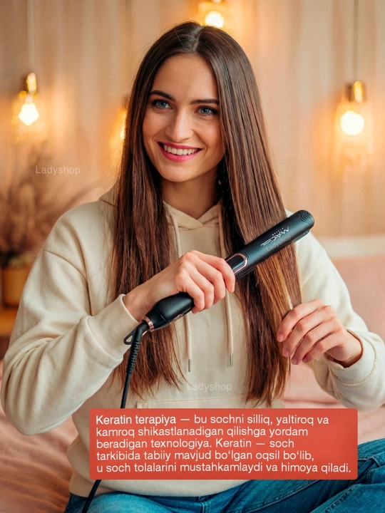 Soch dazmoli MAC Styler 450F, soch tekislagich, professional, LED displey, 8 rejim