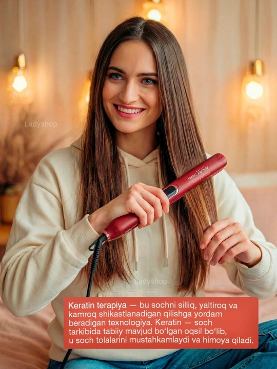 Soch dazmoli MAC Styler 450F, soch tekislagich, professional, LED displey, 8 rejim