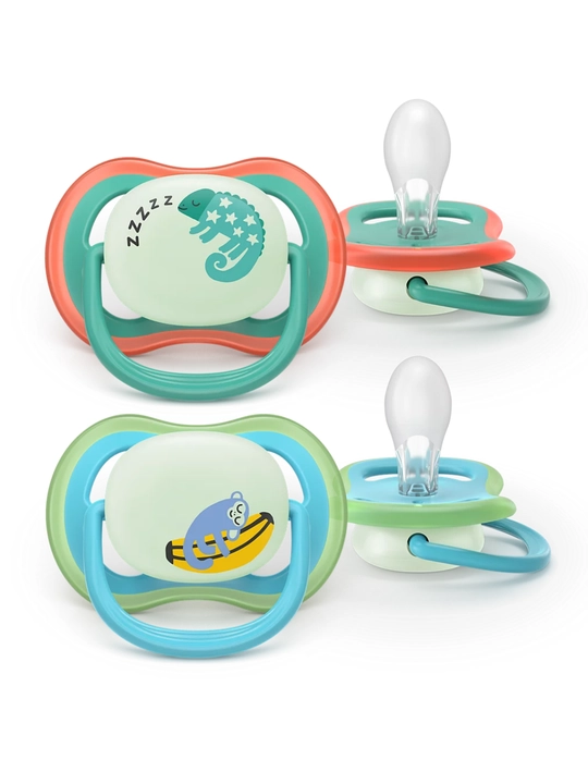 Пустышка Philips Avent Ultra Air Nighttime SCF376/28, 6–18 мес, 2 шт - 