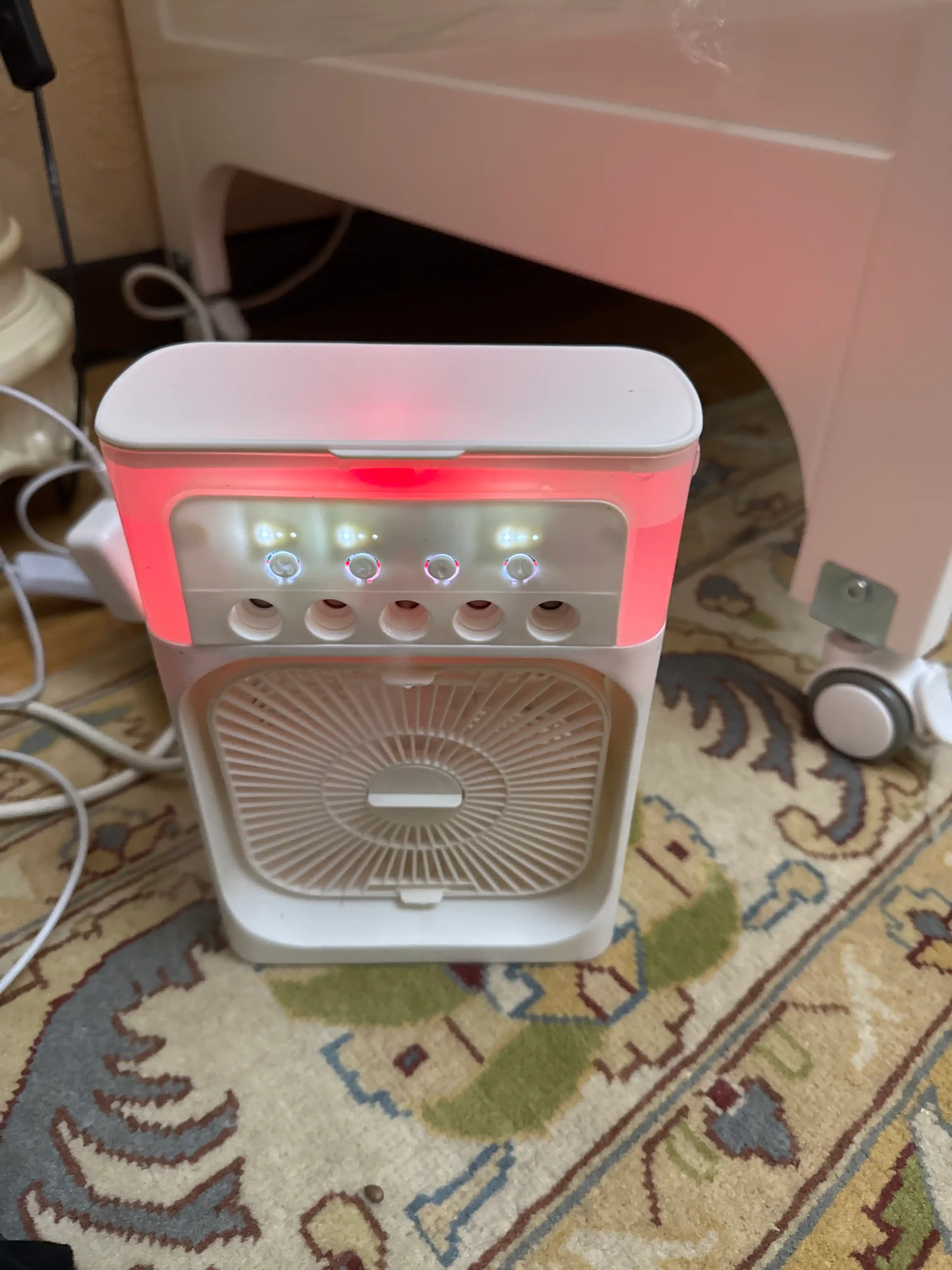 Portativ mini konditsioner, namlagich, mini ventilyator, 3 tasi 1 da