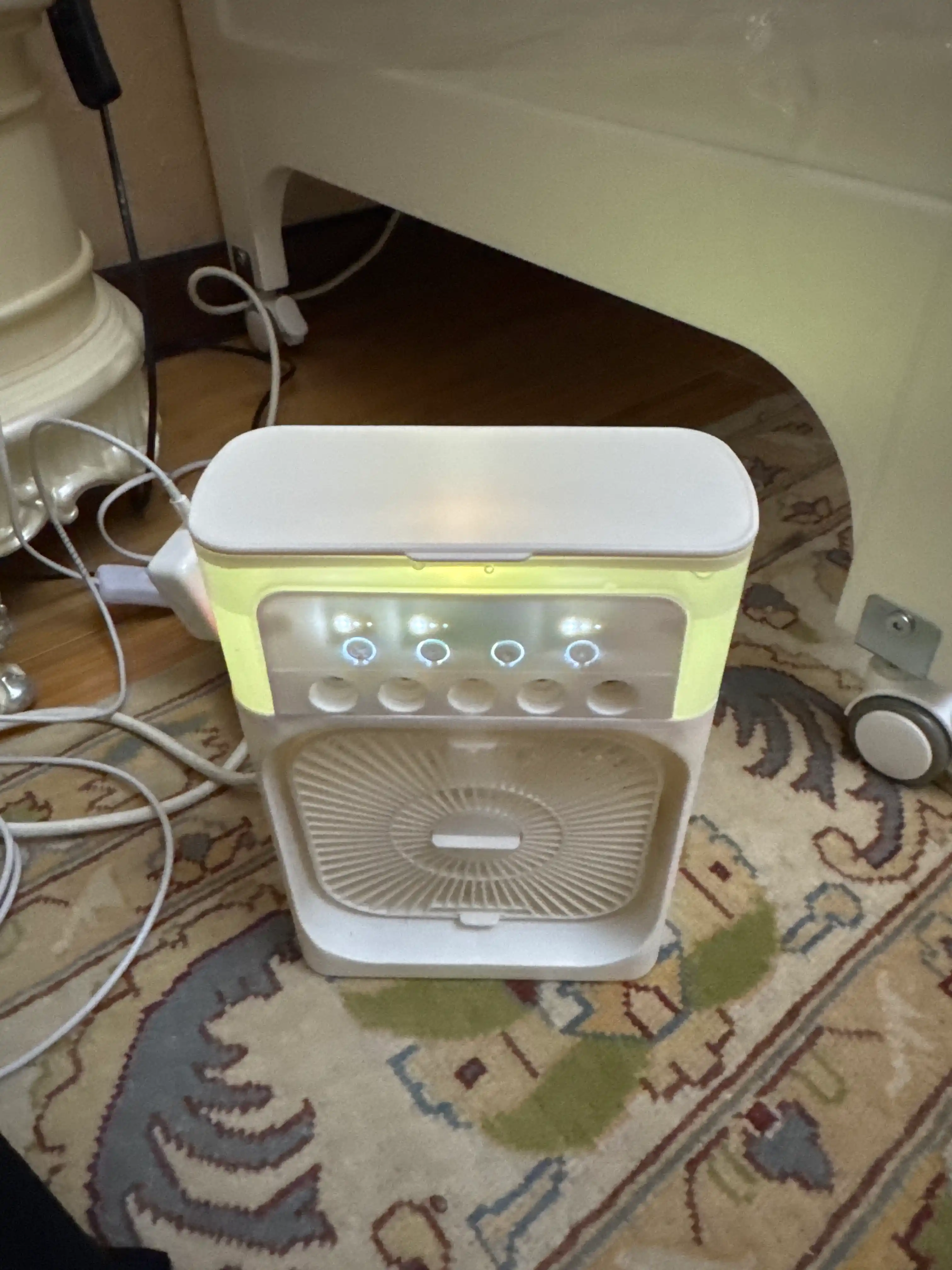 Portativ mini konditsioner, namlagich, mini ventilyator, 3 tasi 1 da
