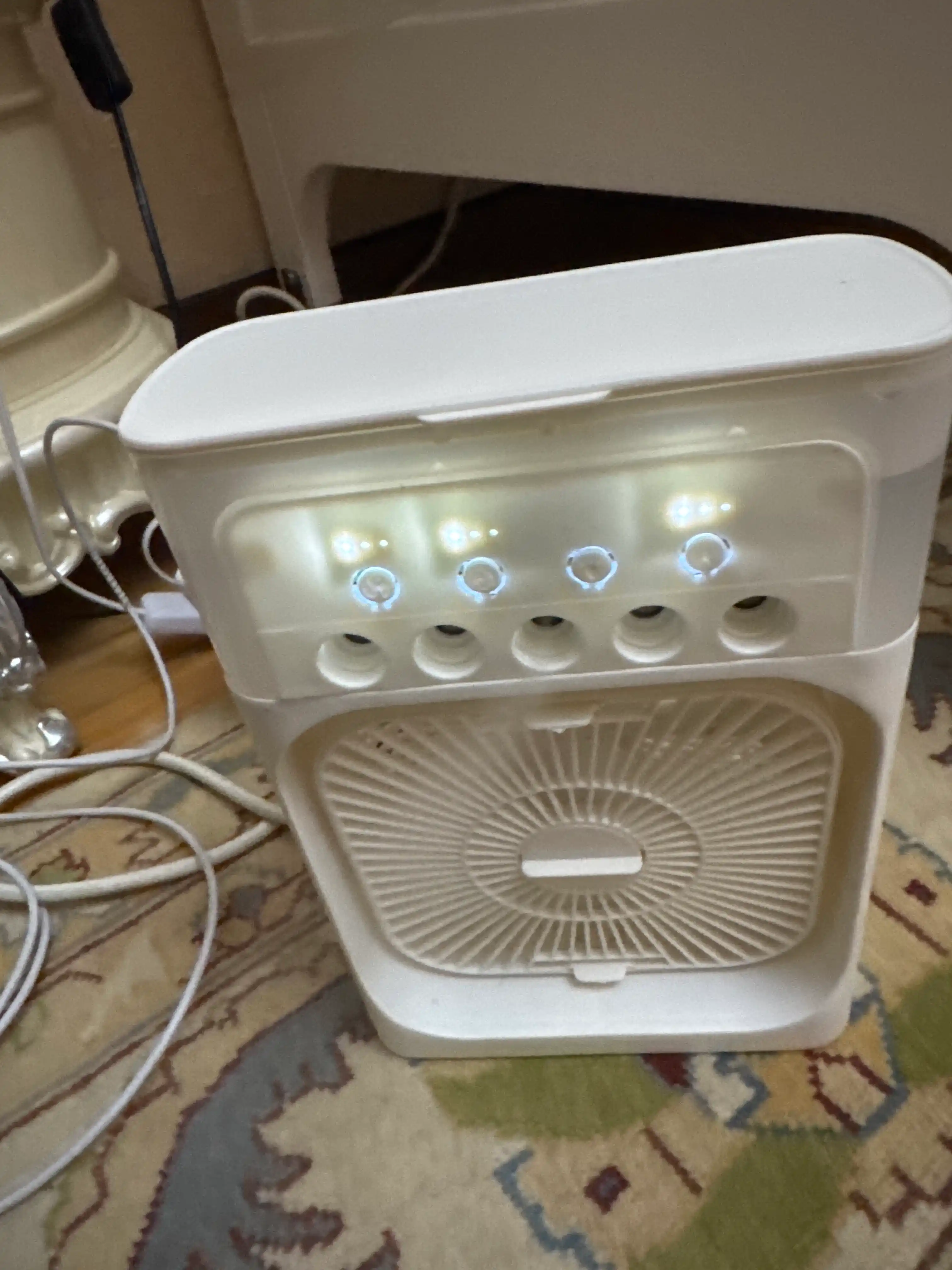 Portativ mini konditsioner, namlagich, mini ventilyator, 3 tasi 1 da