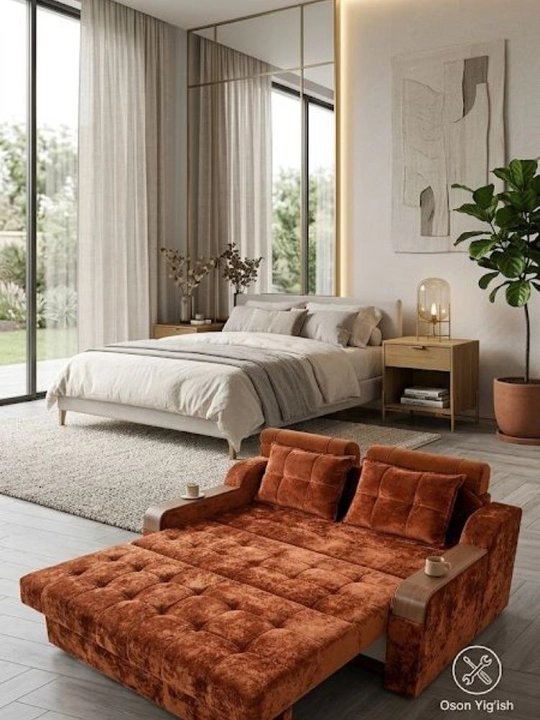 Zamonaviy va Koʻp Funksiyali Divan-Krovat (Transforming Sofa)