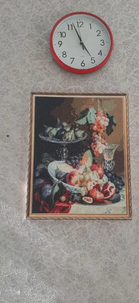 Olmosli mozaika, Almaznaya mazayka, "PEYZAJ" mavzusida, ramkaga tortilgan, 40*50 sm