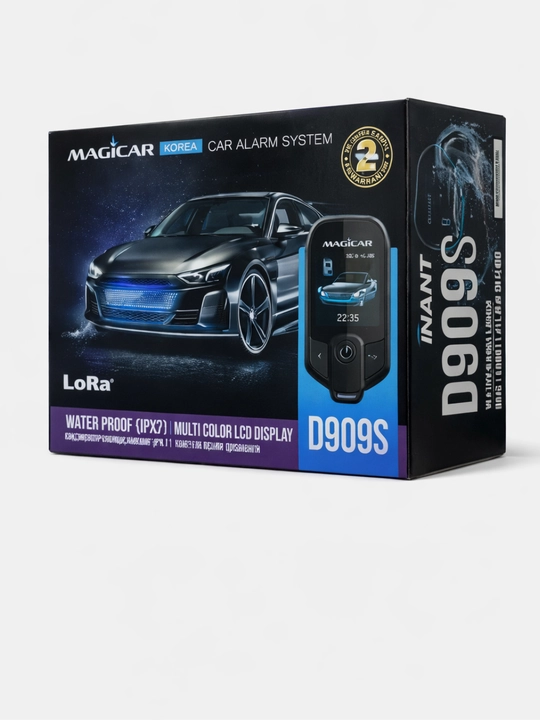 Автосигнализация, Magicar D909S, сигнализация для автомобиля с GPS функцией, 12V, черный