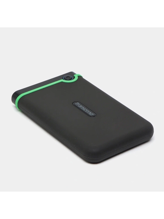 Transcend 1TB StoreJet 25M3 tashqi qattiq disk, 2.5", USB 3.0, rezin qoplamali