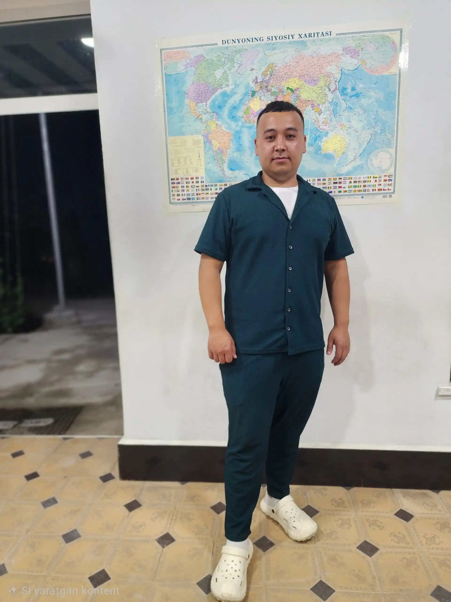 Erkaklar uchun ikki qismli yozgi kostyum, kiyim, polo, erkaklar kostyumi, kostyum-ko‘ylak