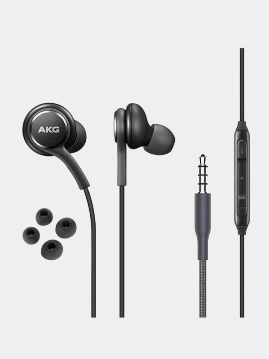 Проводные наушники Samsung AKG с микрофоном, разъем 3.5 мм
