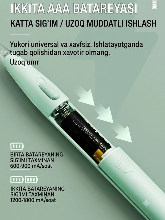 LED chiroqli va oynali quloq tozalash moslamasi, bolalar va kattalar uchun
