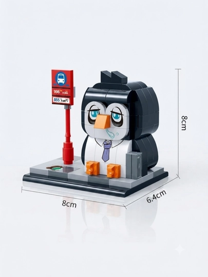 Конструктор случайных фигурок, в стиле LEGO — фигурки героев аниме, детская игрушка, 3D
