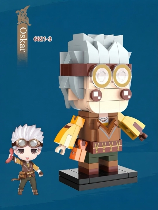 Конструктор случайных фигурок, в стиле LEGO — фигурки героев аниме, детская игрушка, 3D
