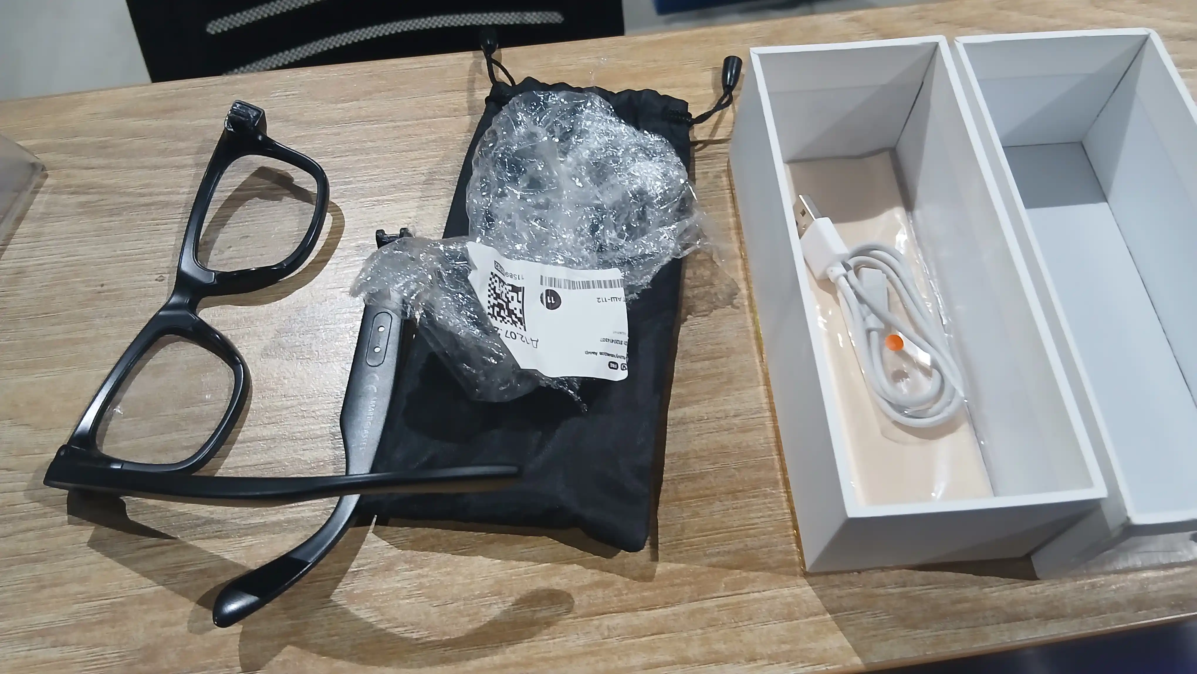 Kamera bilan smart ko‘zoynak, Bluetooth va IP65 himoyasiga ega AI funksiyali, smart kozoynak