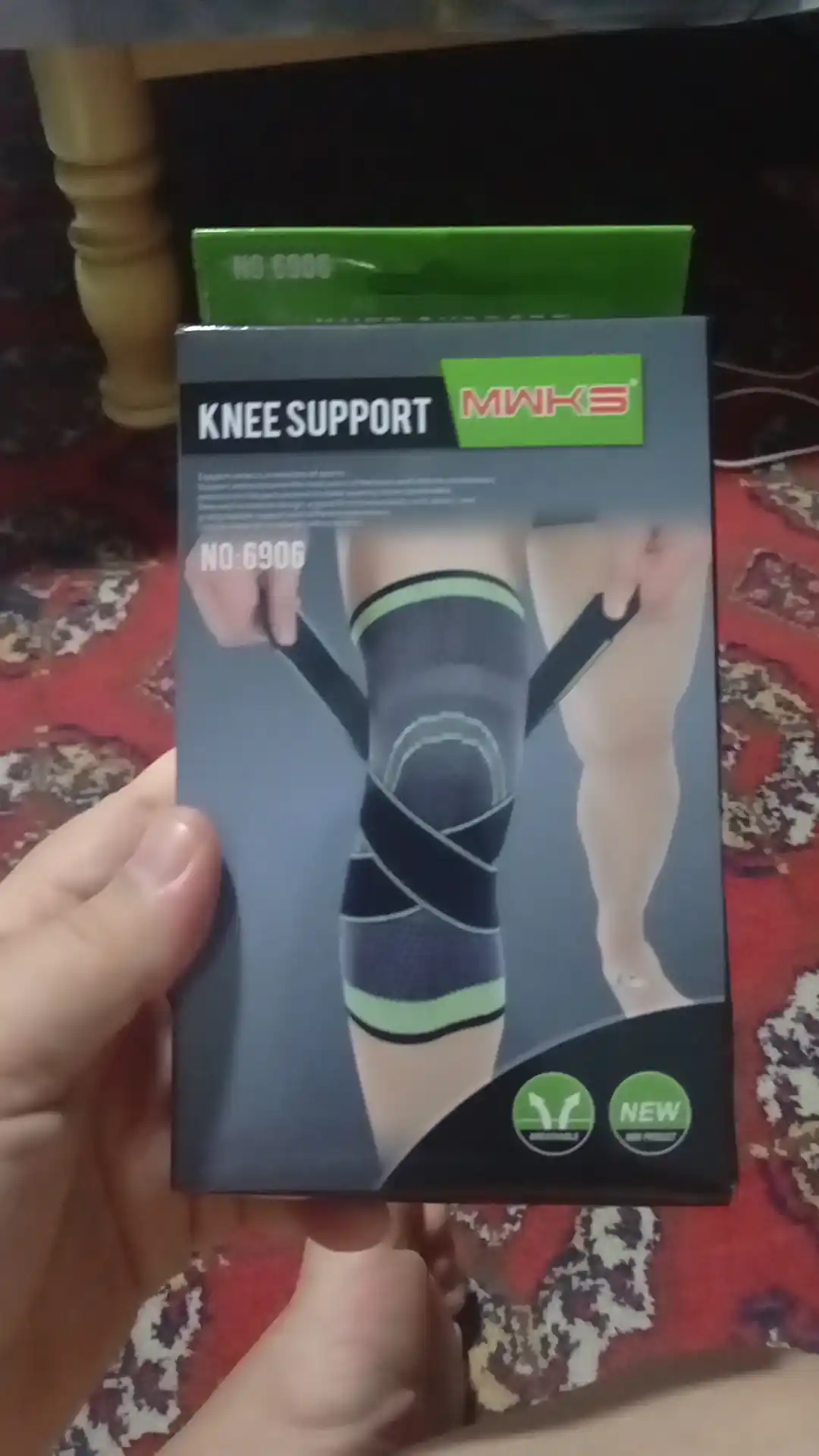 Tasmali sport tizza qopqog‘i, tizza uchun elastik bandaj, ortopedik, bo‘g‘imlar uchun