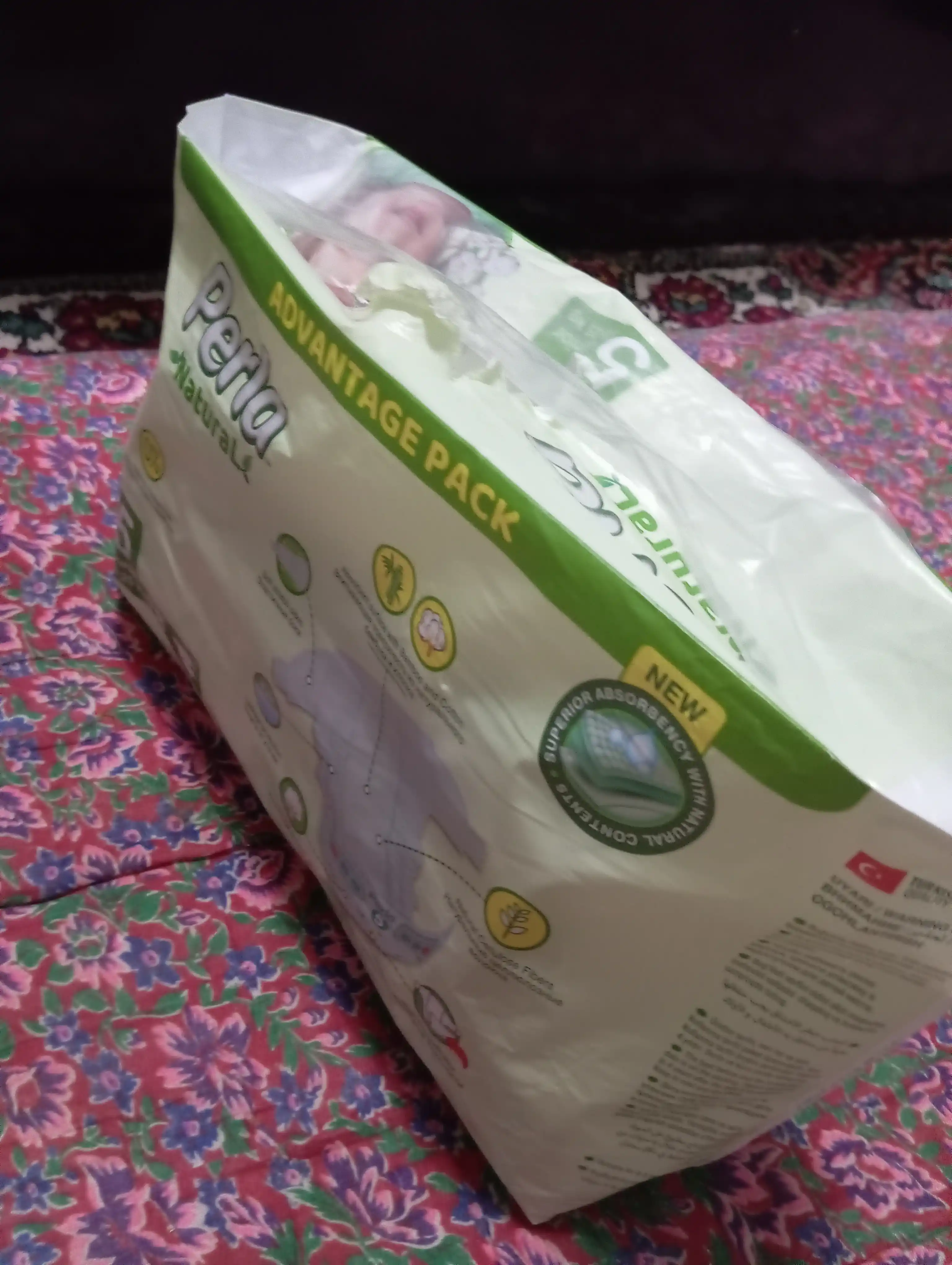 Bezi PERLA NATURAL 5 JUNIOR 11-25 kg, 38 dona