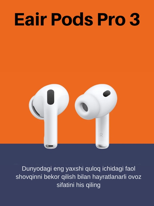 Наушники A Pods Pro 3, ANC, EarPods Pro 3, белые, высокое качество, беспроводная связь