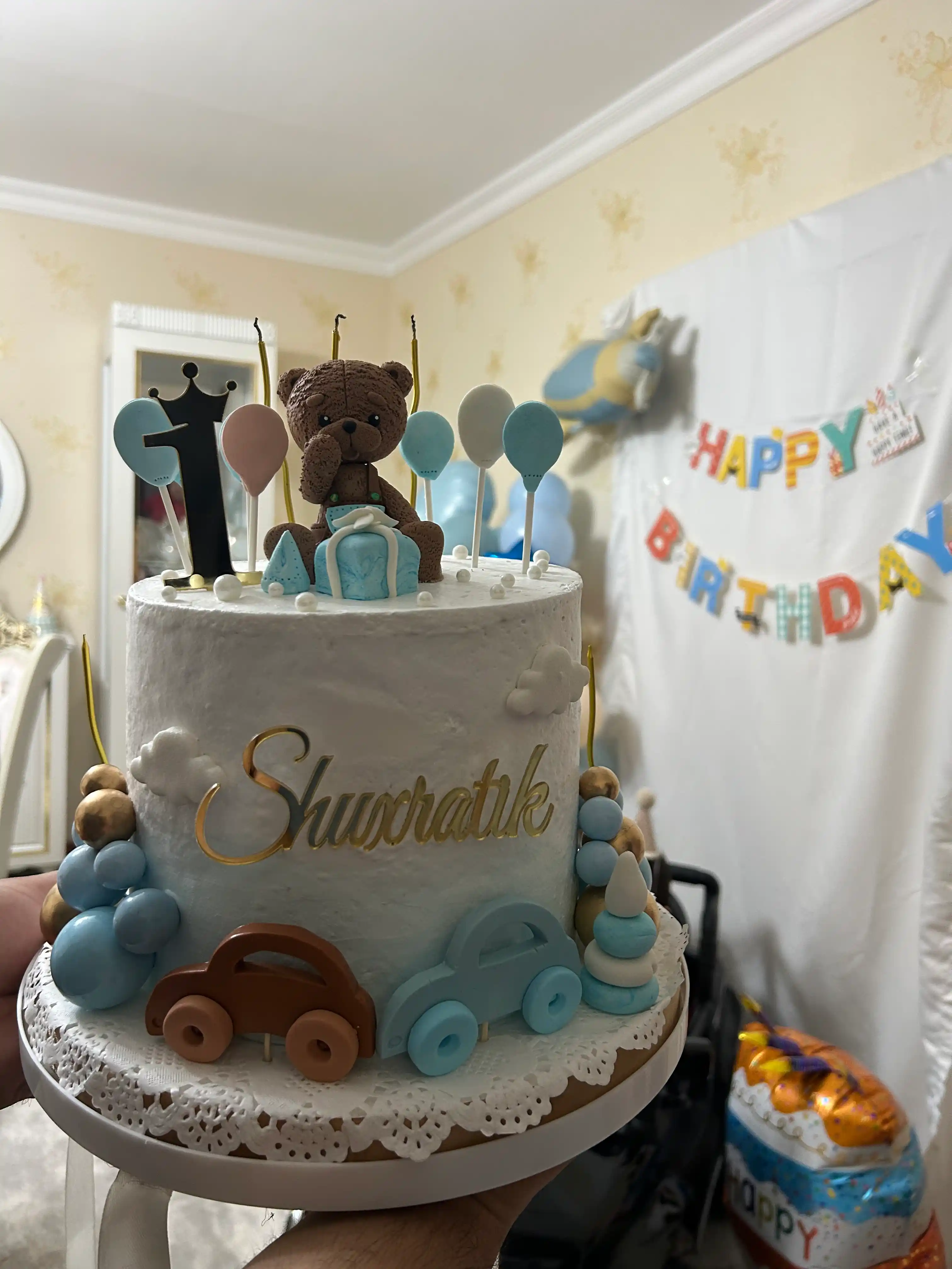 Гирлянда Happy Birthday Декор флажки на день рождения