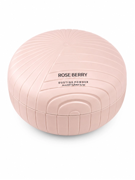 Пудра корейская Rose Berry для тела, тальк присыпка