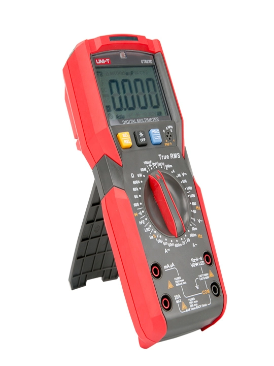 True RMS UT89XD multimetr, 1000V/20A, NCV, sigʻim va qarshilik oʻlchash