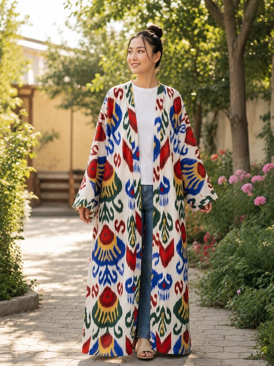 Ayollar uchun oversize abaya, 48–58 o‘lcham, Lyon mato