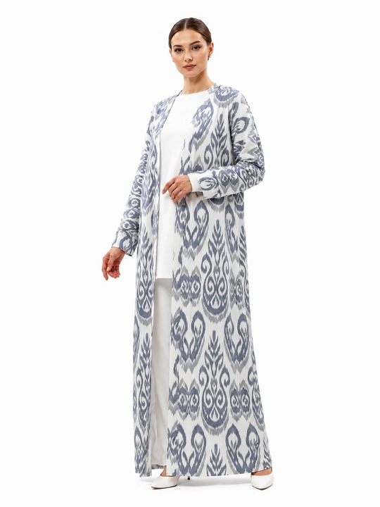 Ayollar uchun oversize abaya, 48–58 o‘lcham, Lyon mato - 
