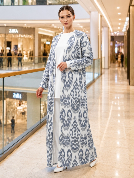 Ayollar uchun oversize abaya, 48–58 o‘lcham, Lyon mato